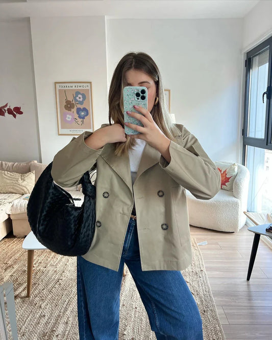 Polly | korte trenchcoat